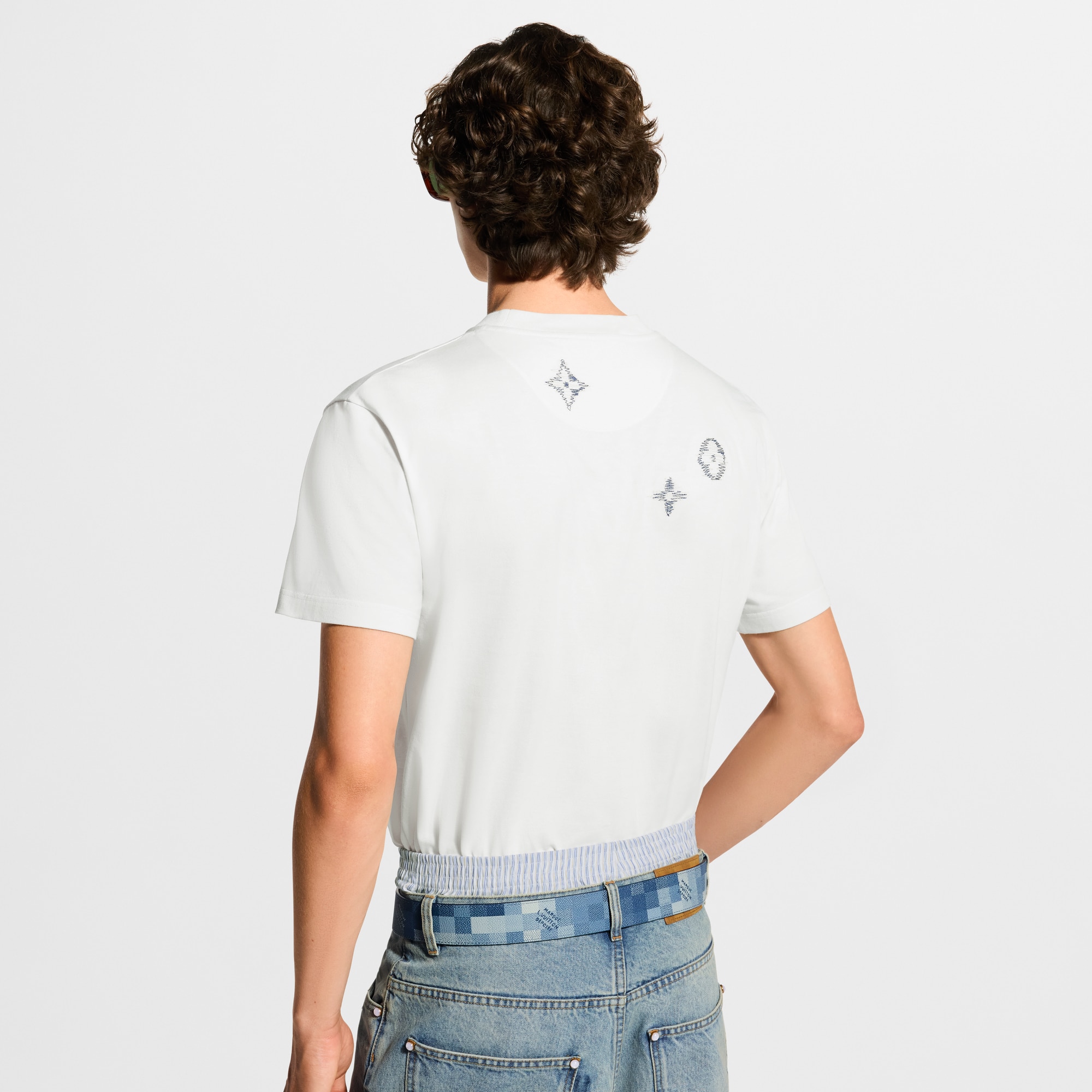 Louis Vuitton トラ刺繍 ホワイトシャツ Embroidered Signature T-Shirt - Ready-to-Wear | LOUIS VUITTON